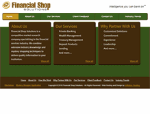 Tablet Screenshot of financialshopsolutions.com